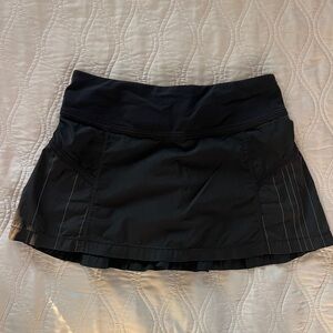 lululemon athletica Black Mini Skirt